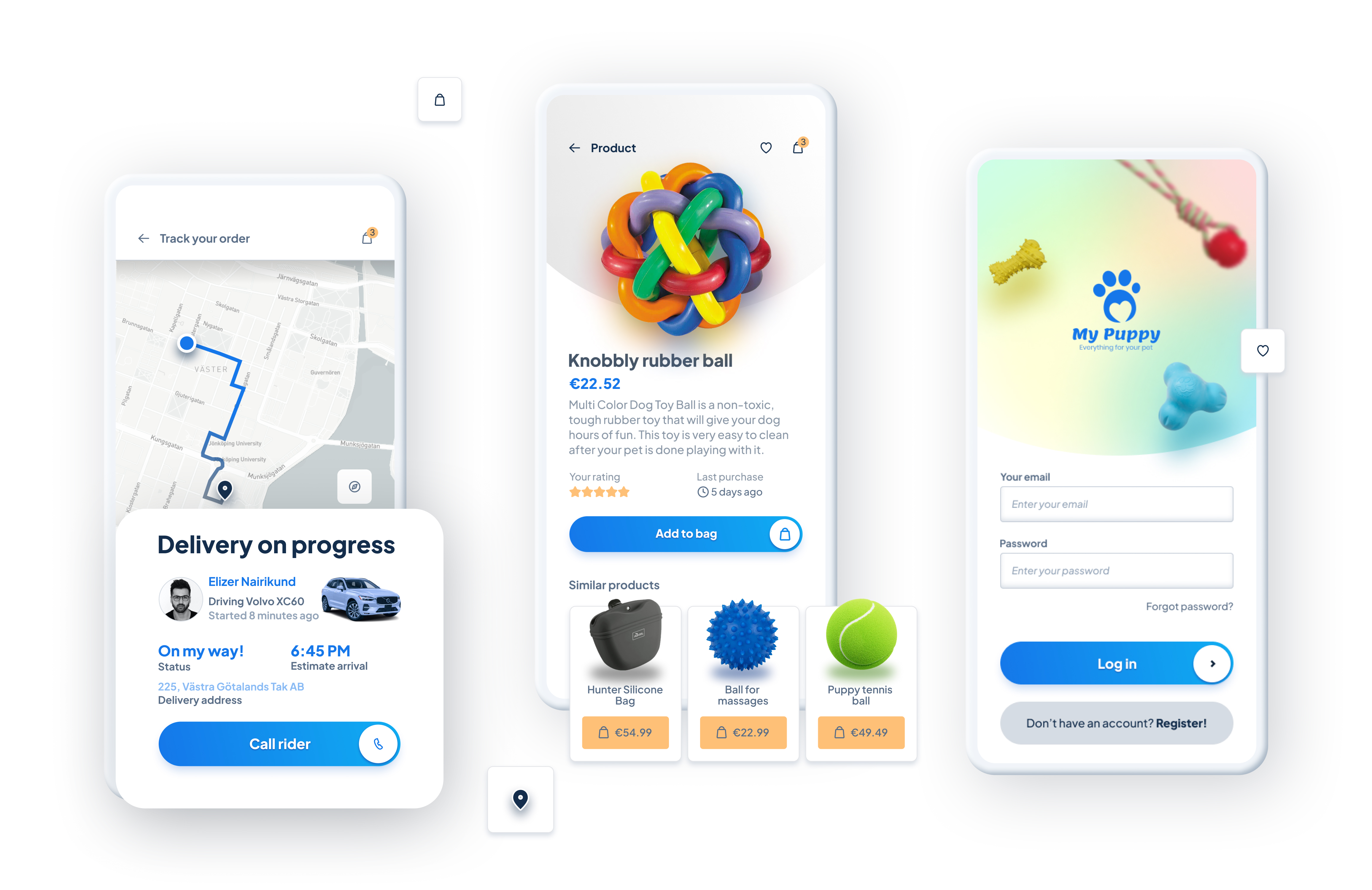 high fidelity ui design by Harshana Gamage